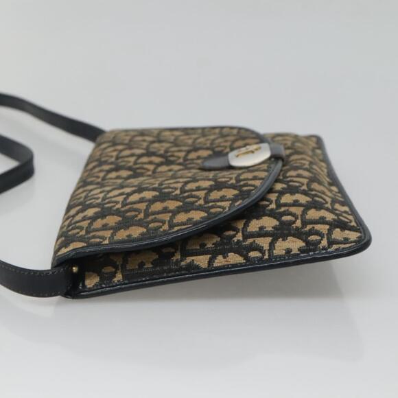 DIOR Trotter Canvas Shoulder Bag Navy - Picture 4 of 16